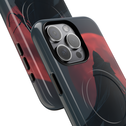 Shadow of the Crimson Moon – Tough MagSafe iPhone Case