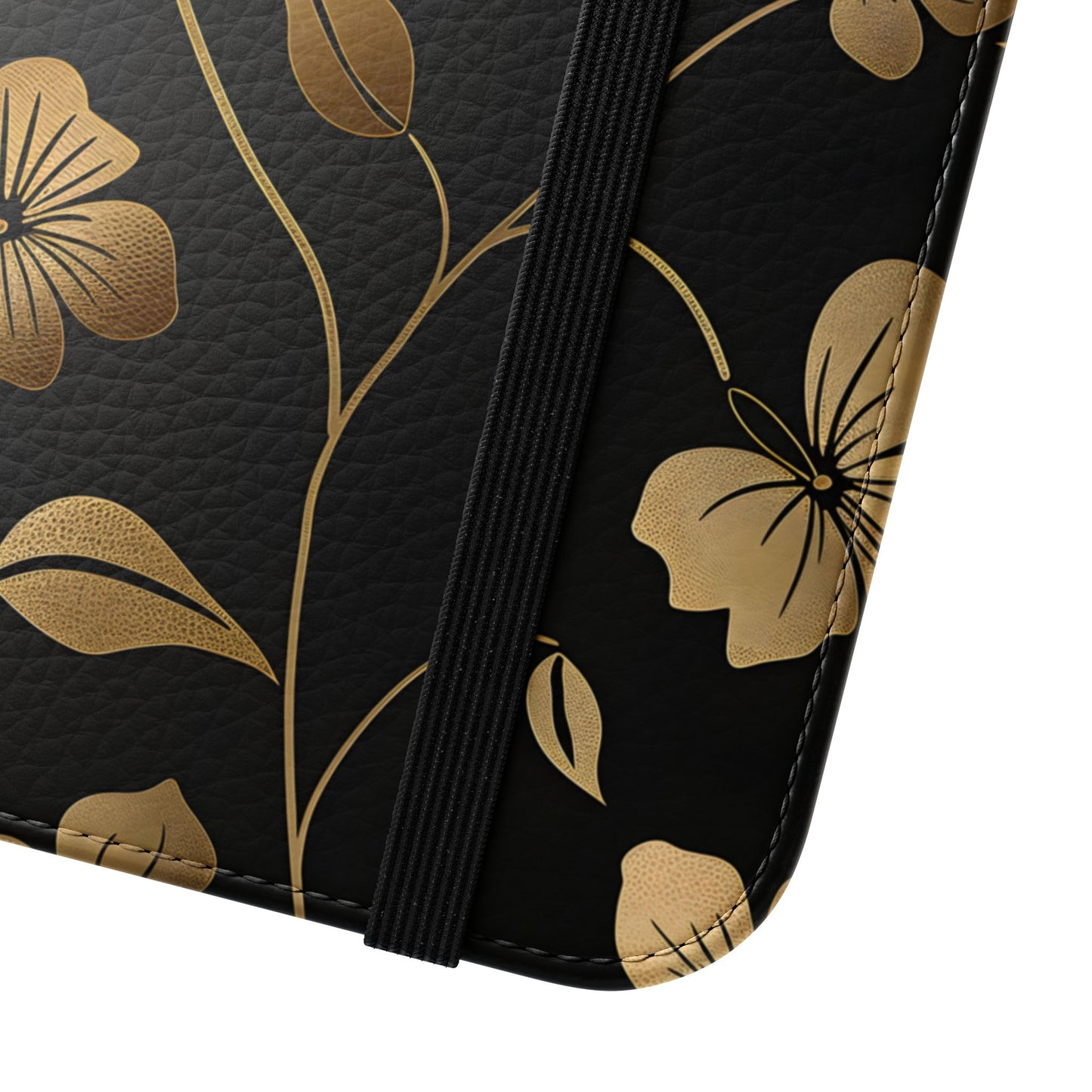 Golden Elegance – iPhone Wallet Case