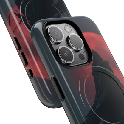 Shadow of the Crimson Moon – Tough MagSafe iPhone Case