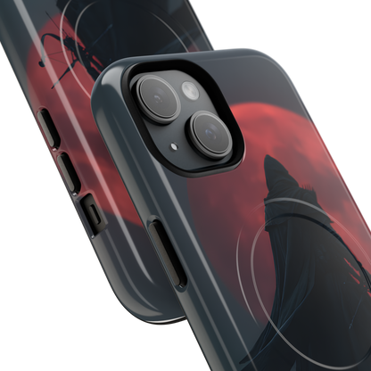 Shadow of the Crimson Moon – Tough MagSafe iPhone Case