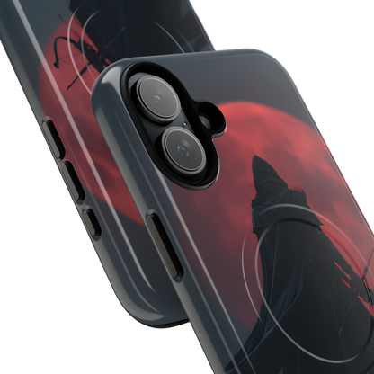 Shadow of the Crimson Moon – Tough MagSafe iPhone Case