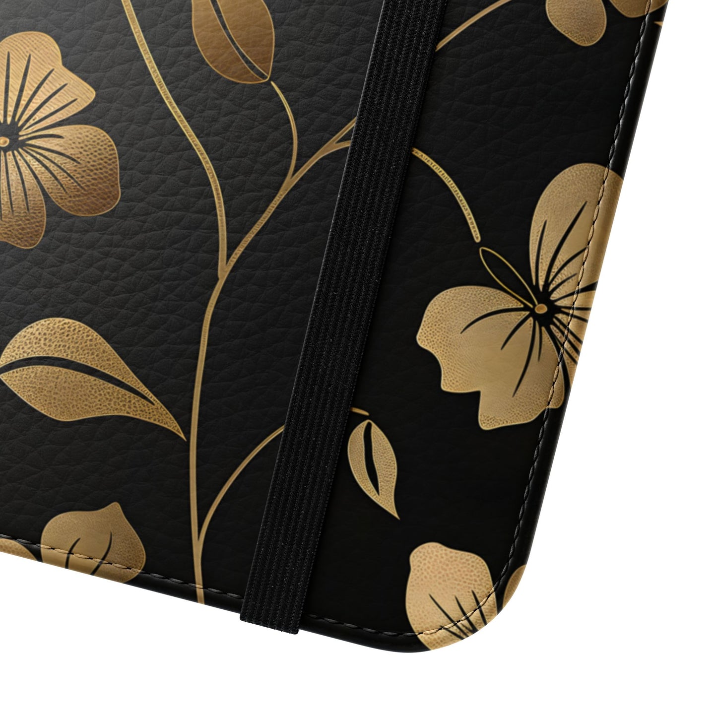 Golden Elegance – iPhone Wallet Case