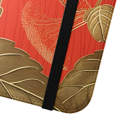 Golden Hibiscus – iPhone Wallet Case