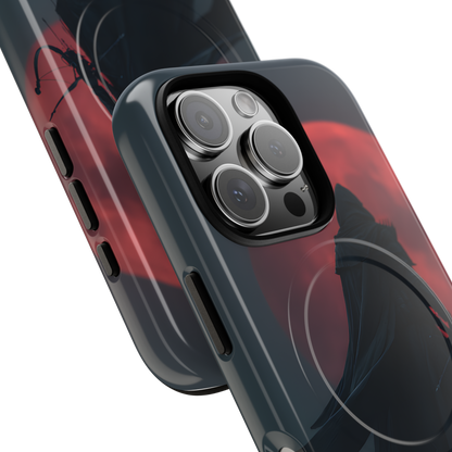 Shadow of the Crimson Moon – Tough MagSafe iPhone Case