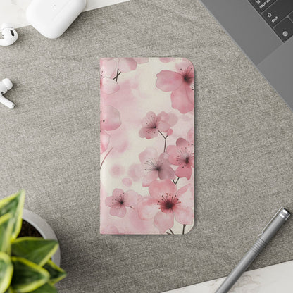 Sakura Veil – Vegan Leather Wallet Samsung Case