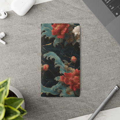 Crimson Tides – Vegan Leather Samsung Flip Case