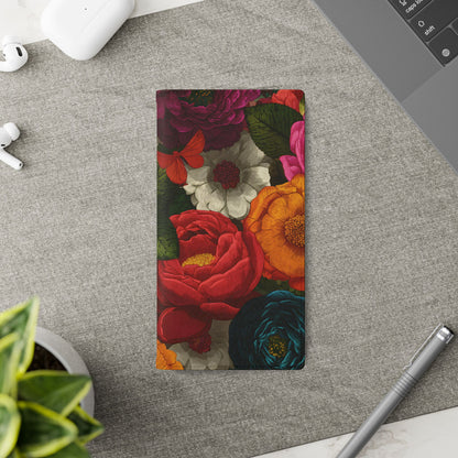 Midnight Bloom – Samsung Vegan Leather Flip Phone Case