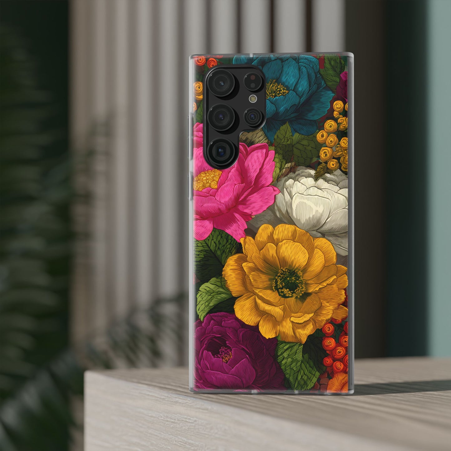 Midnight Bloom – Flexi Samsung Case