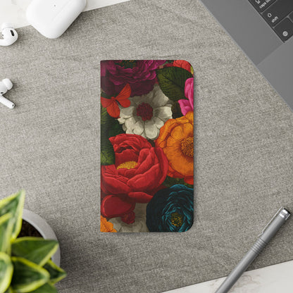 Midnight Bloom – iPhone Wallet Case