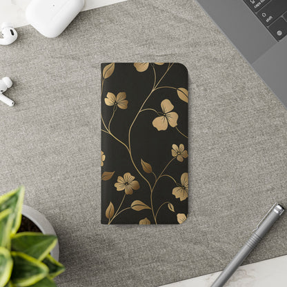 Golden Elegance – iPhone Wallet Case