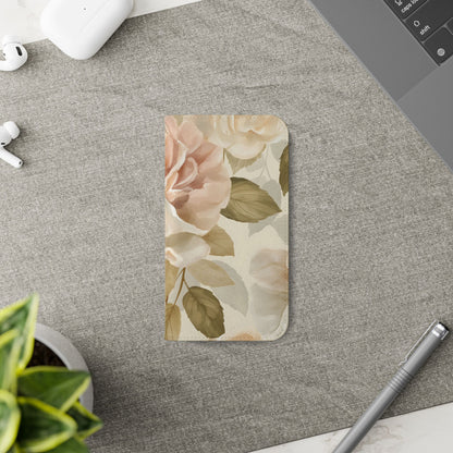 Soft Rose Elegance – iPhone Wallet Case