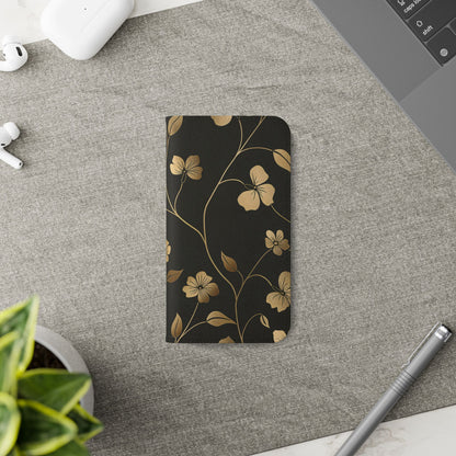 Golden Elegance – iPhone Wallet Case