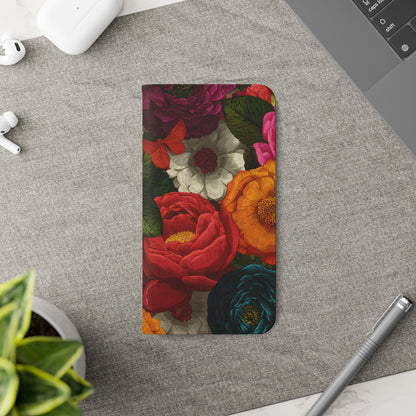 Midnight Bloom – iPhone Wallet Case