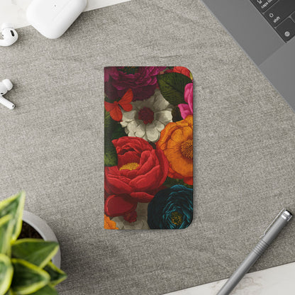 Midnight Bloom – iPhone Wallet Case
