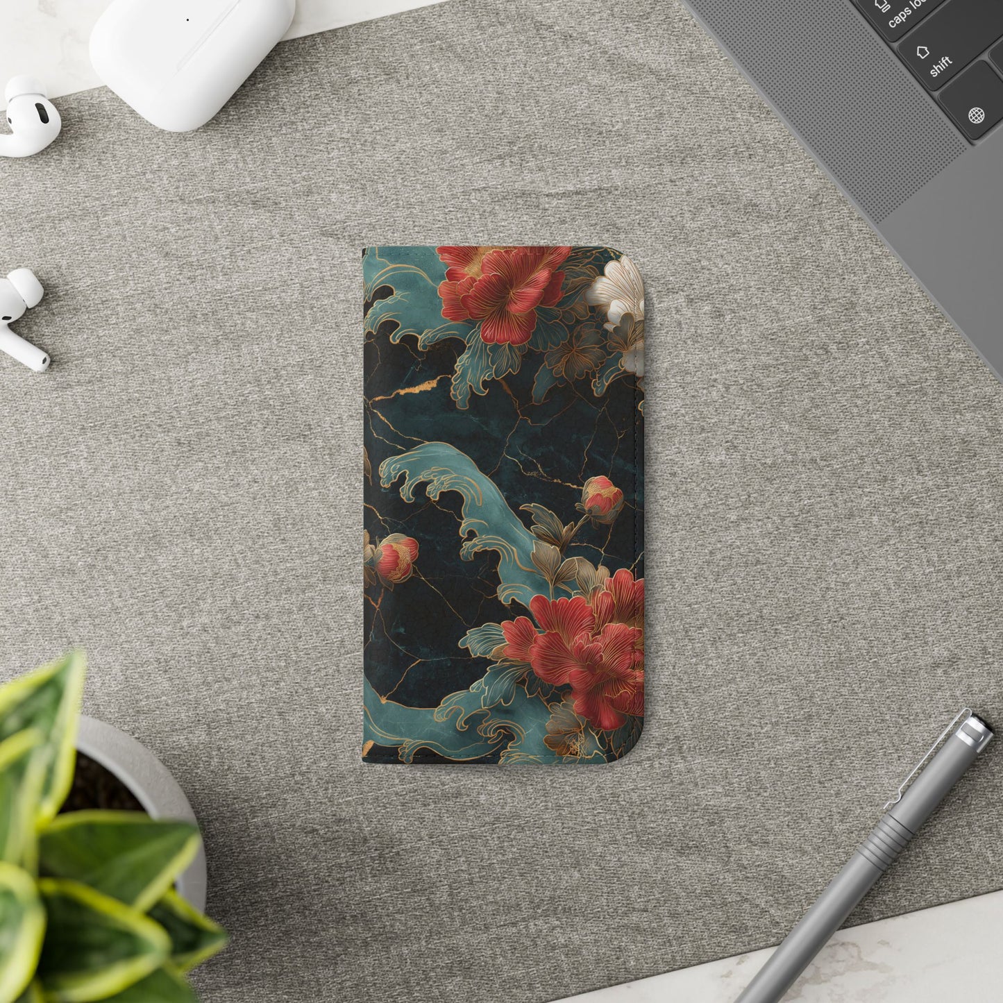 Crimson Tides – iPhone Wallet Case
