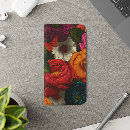 Midnight Bloom – iPhone Wallet Case