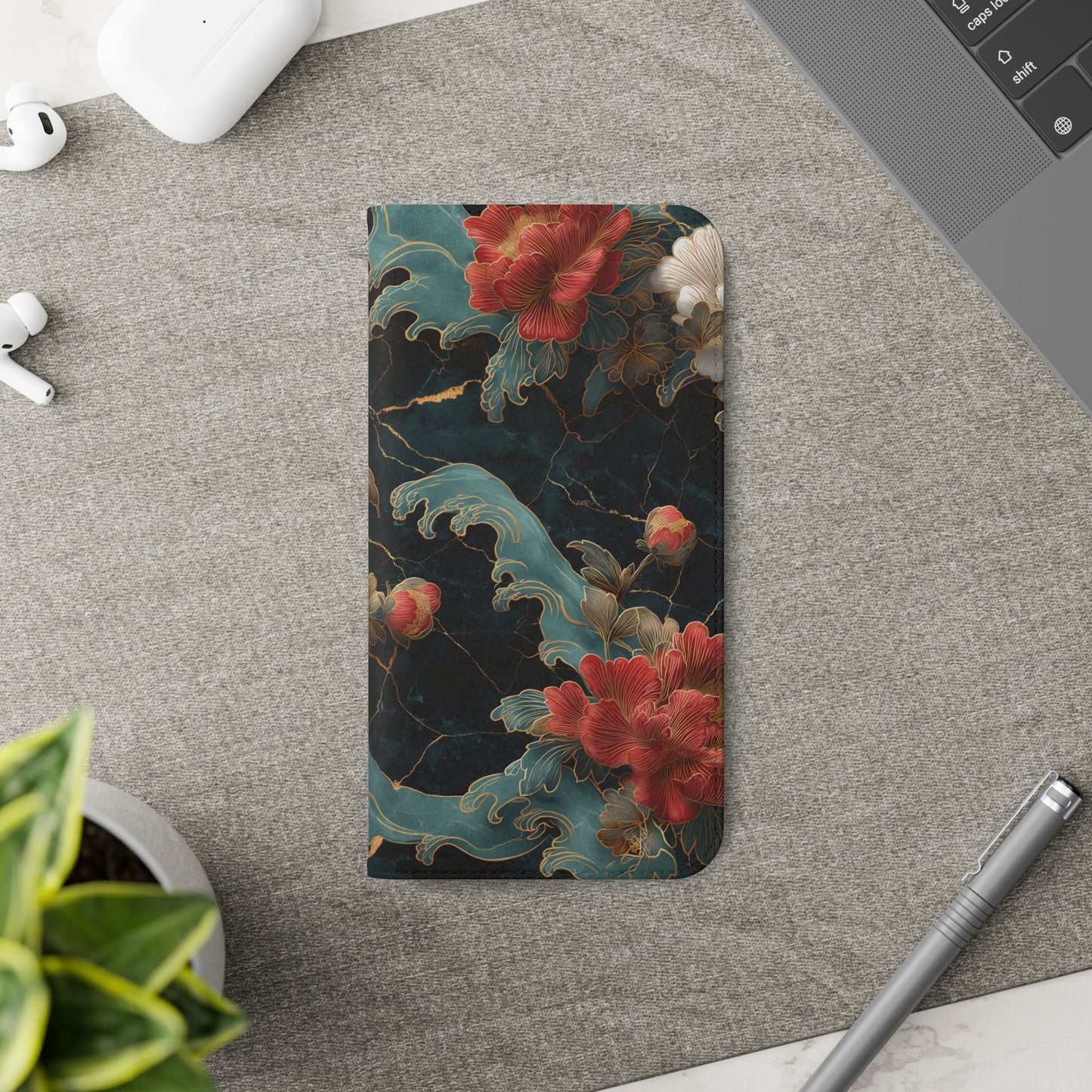 Crimson Tides – iPhone Wallet Case
