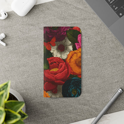 Midnight Bloom – iPhone Wallet Case