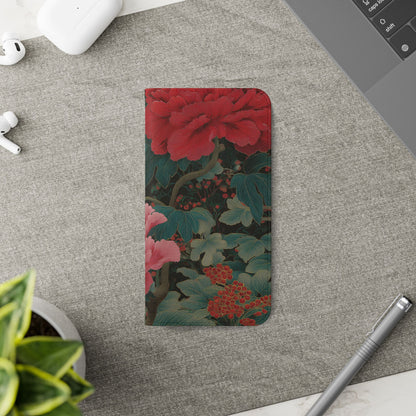 Blooming Peony – iPhone Wallet Case