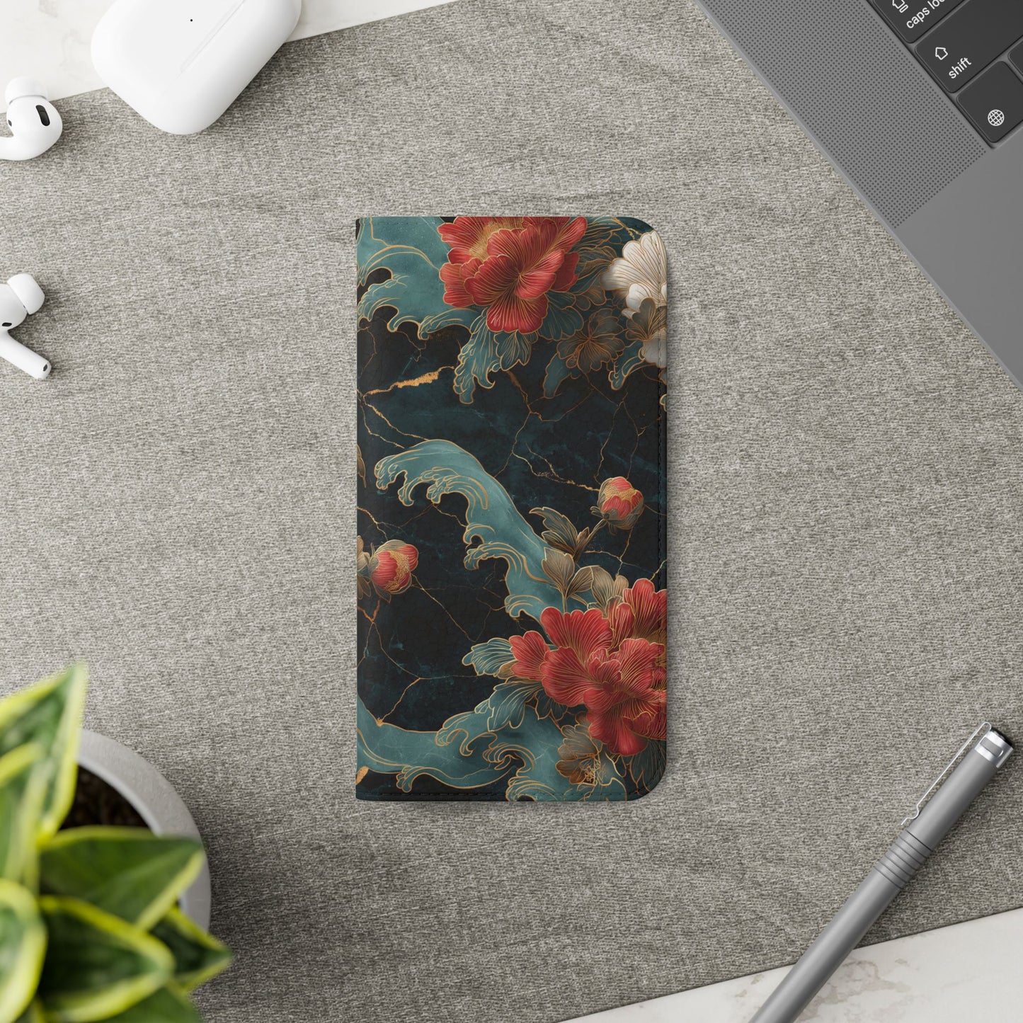 Crimson Tides – iPhone Wallet Case
