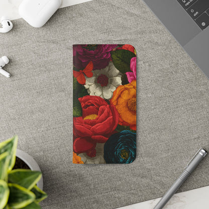 Midnight Bloom – iPhone Wallet Case