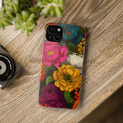 Midnight Bloom - Flexi iPhone Case