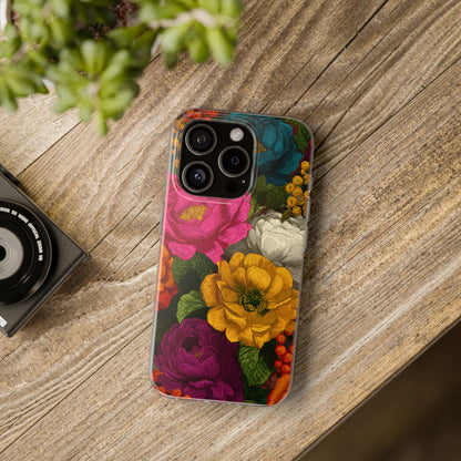 Midnight Bloom - Flexi iPhone Case