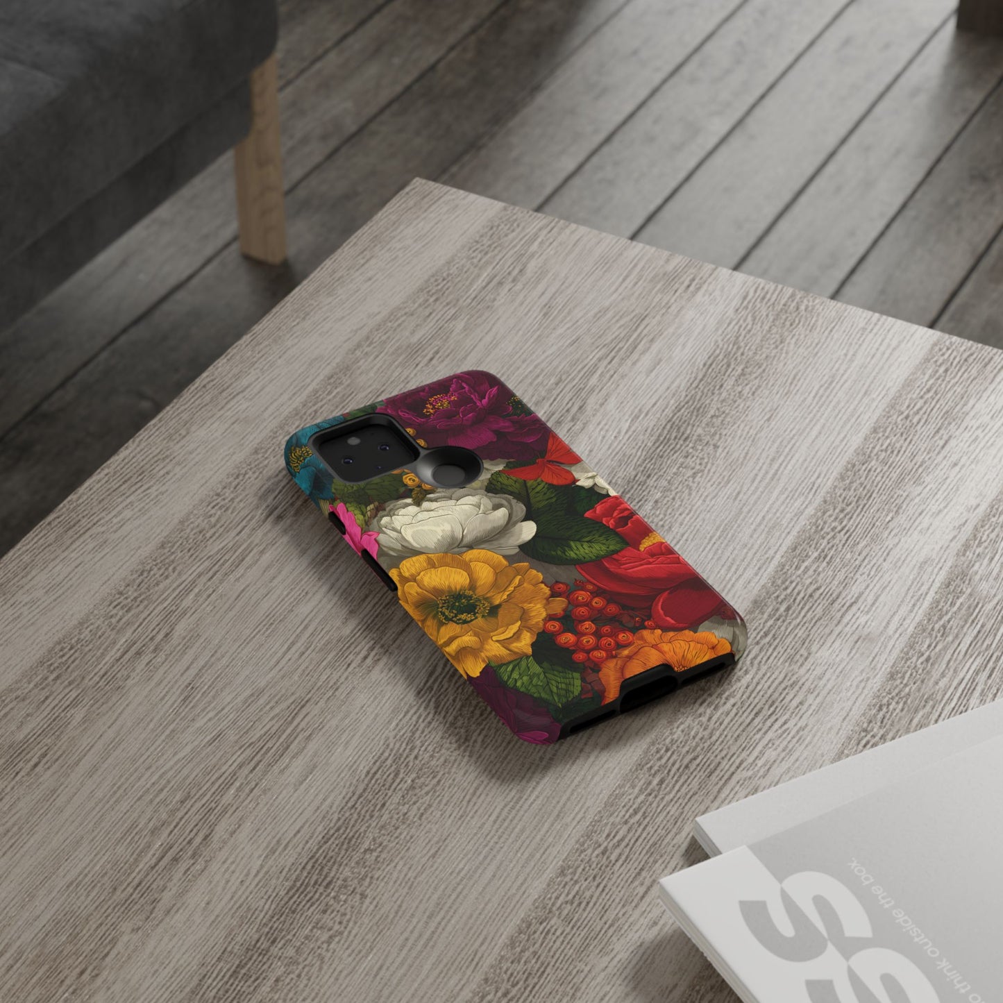 Midnight Bloom – Tough Glossy Google Pixel Case