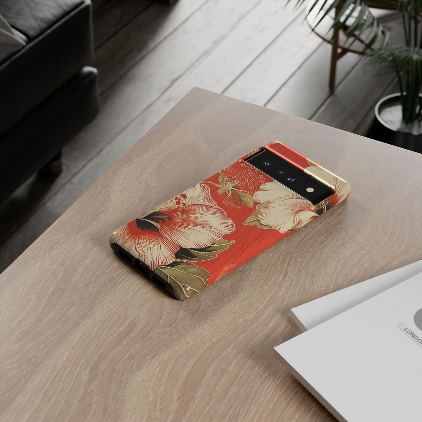 Golden Hibiscus – Tough Glossy Google Pixel Case