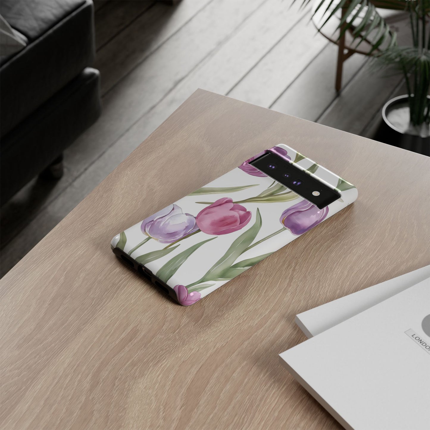 Tulip Serenade – Tough Glossy Google Pixel Case