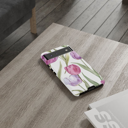 Tulip Serenade – Tough Glossy Google Pixel Case