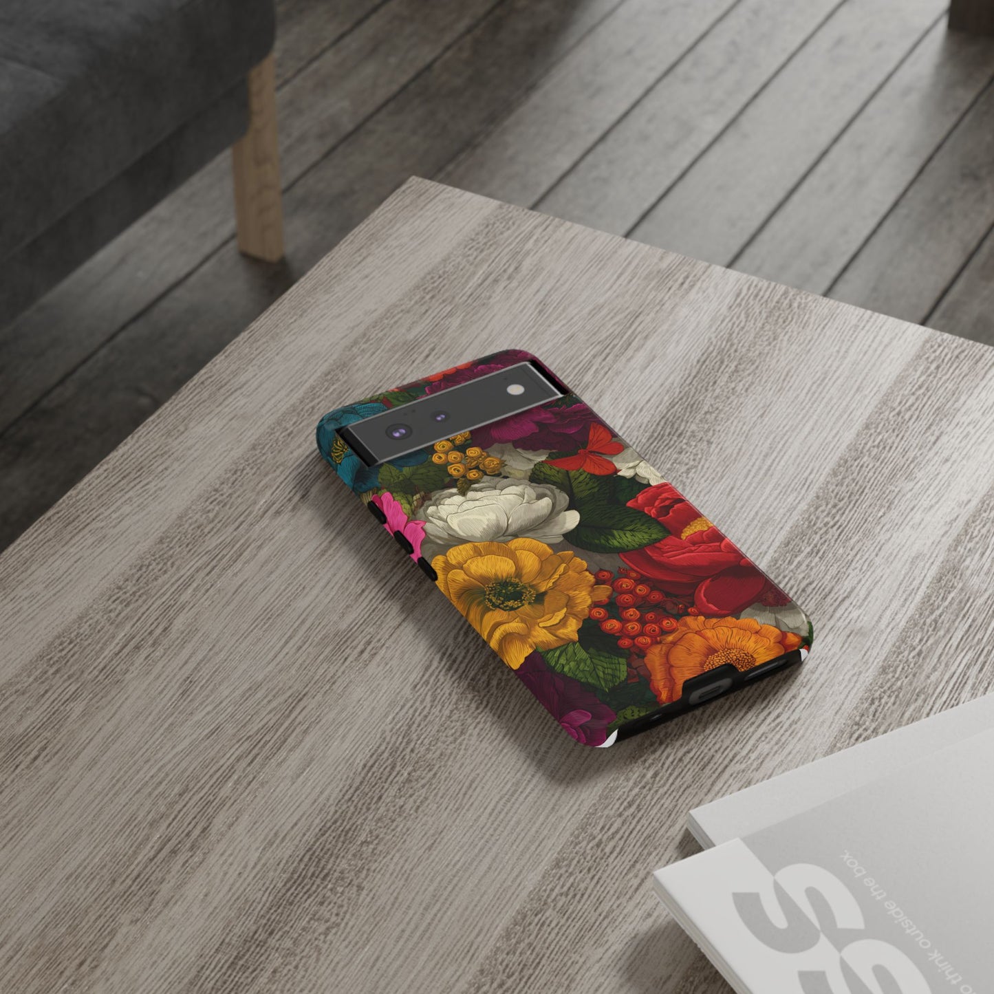 Midnight Bloom – Tough Glossy Google Pixel Case