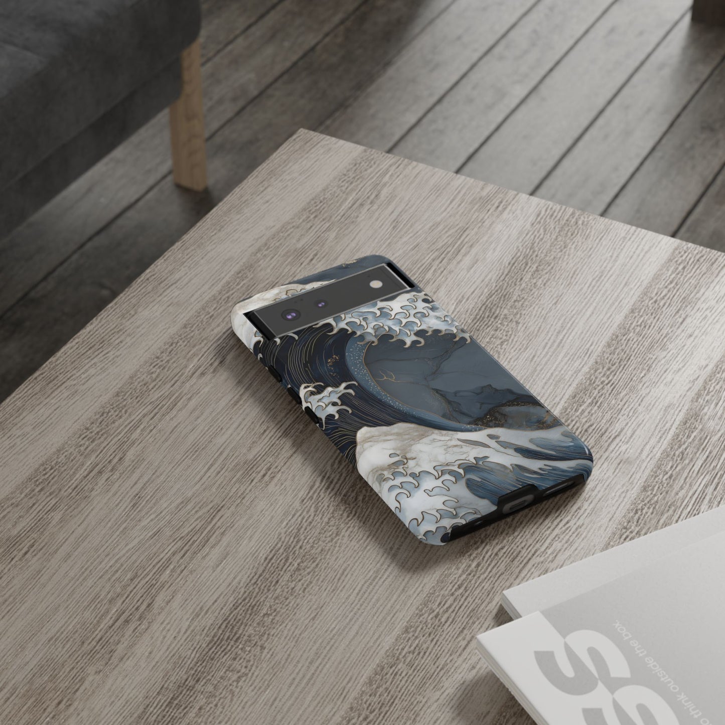 Golden Wave – Tough Glossy Google Pixel Case