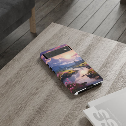 Alpine Dawn – Tough Glossy Google Pixel Case
