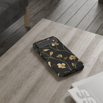 Golden Elegance – Tough Glossy Google Pixel Case