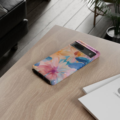 Radiant Bloom – Tough Glossy Google Pixel Case