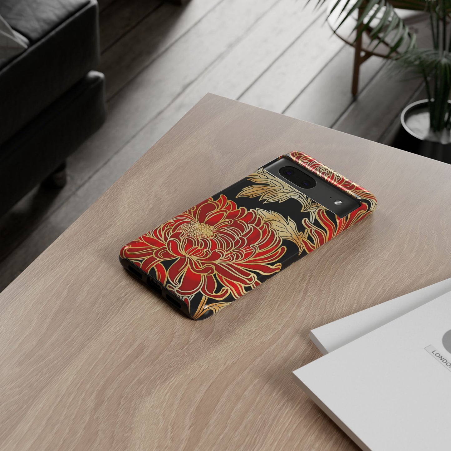 Ember Petals – Tough Glossy Google Pixel Case