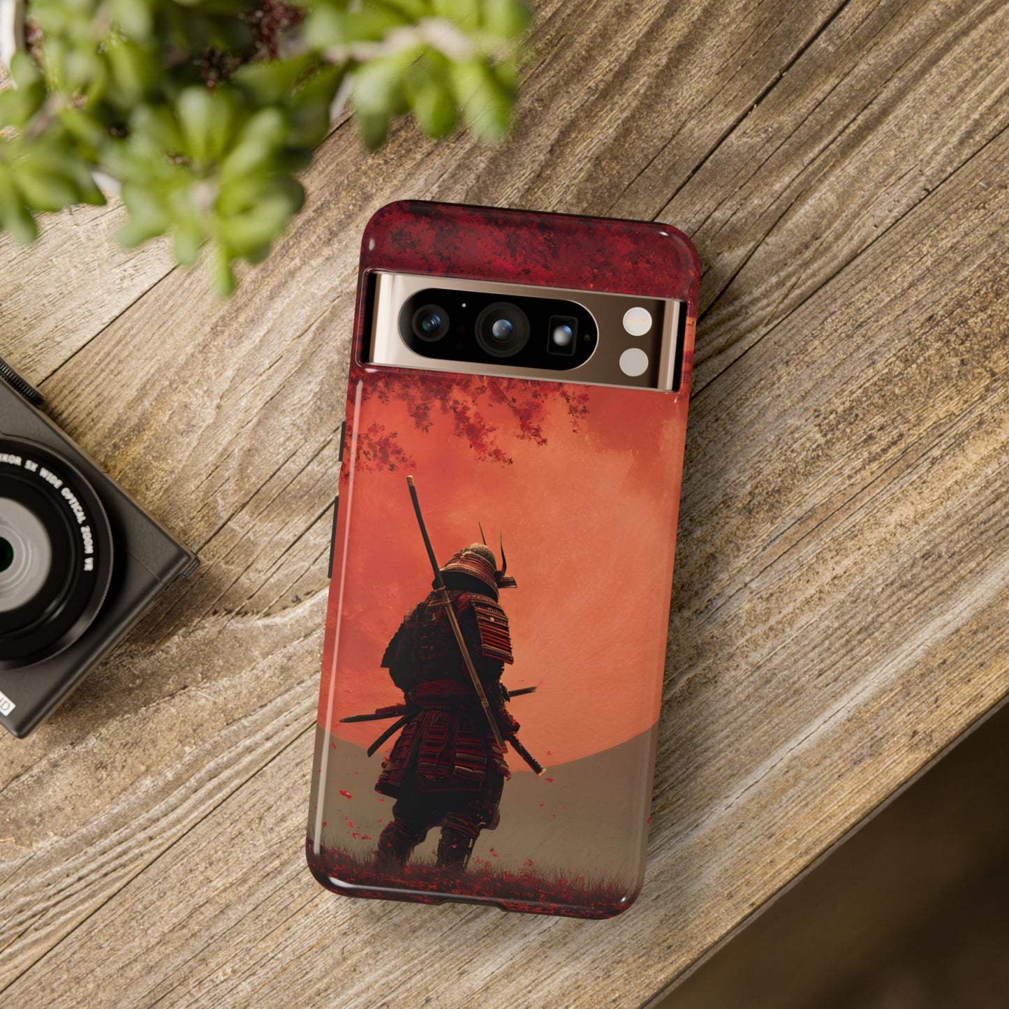 Blood Moon Warrior – Tough Glossy Google Pixel Case