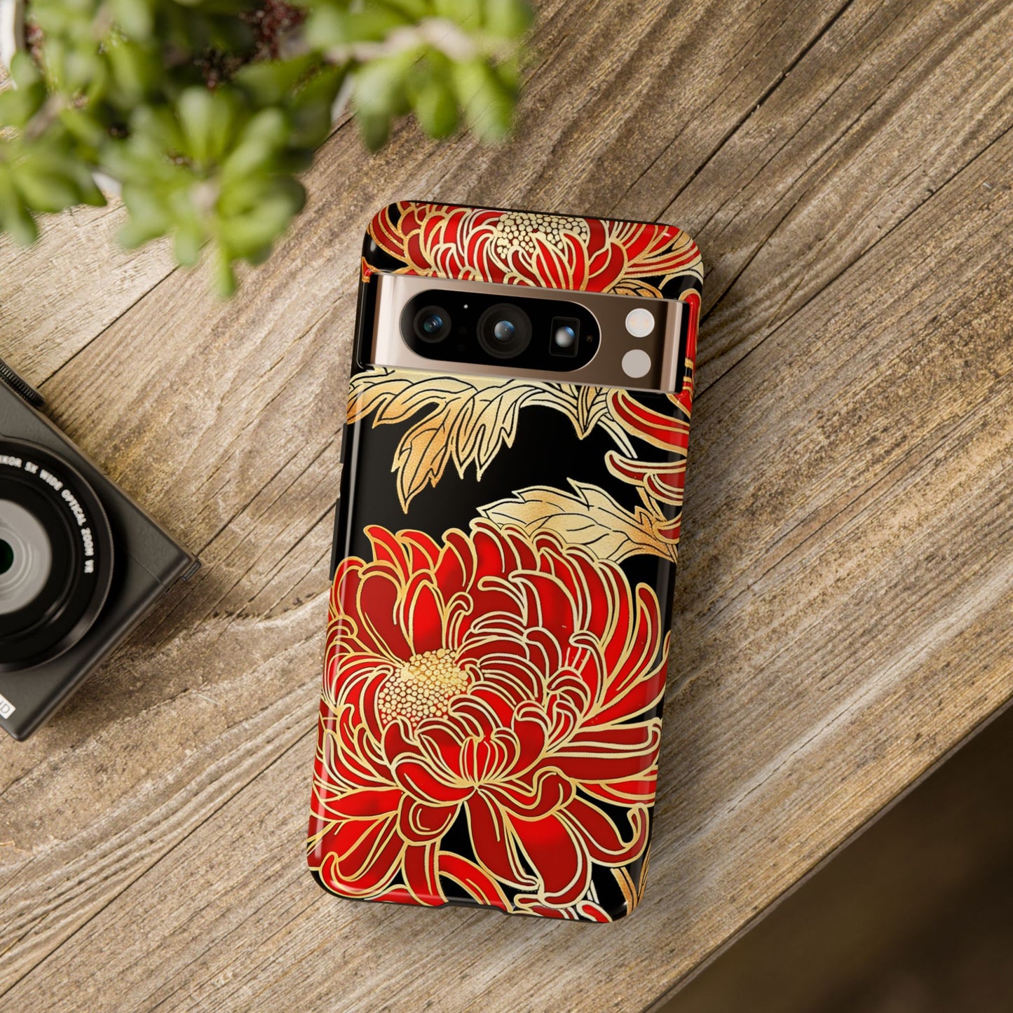 Ember Petals – Tough Glossy Google Pixel Case