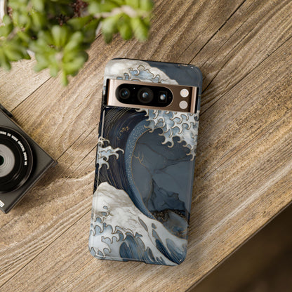 Golden Wave – Tough Glossy Google Pixel Case