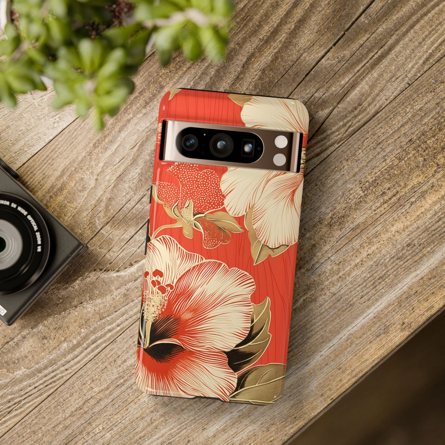 Golden Hibiscus – Tough Glossy Google Pixel Case