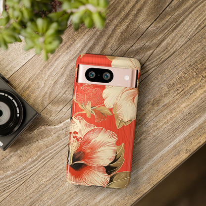 Golden Hibiscus – Tough Glossy Google Pixel Case