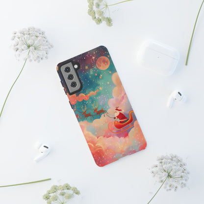 Starlit Santa Sky –  Tough Glossy Samsung Galaxy Case