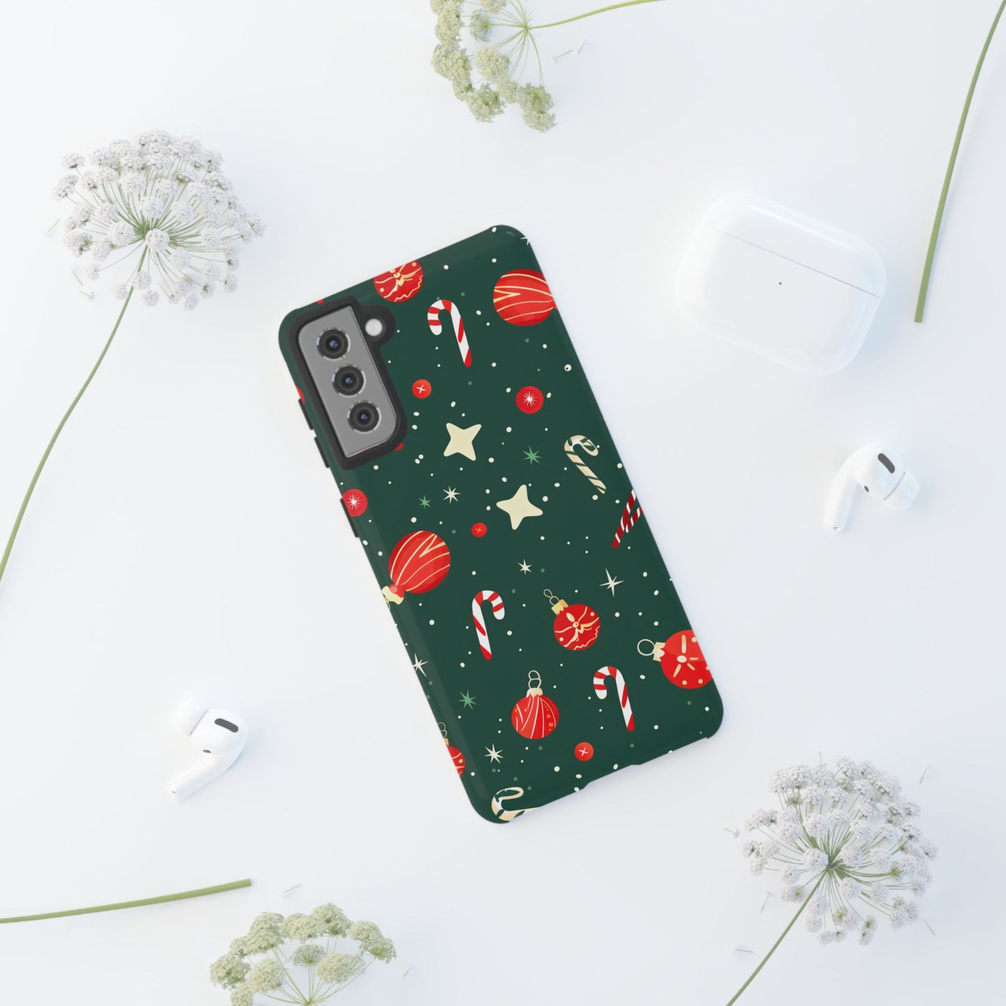 Festive Ornament Scatter – Tough Glossy Samsung Galaxy Case