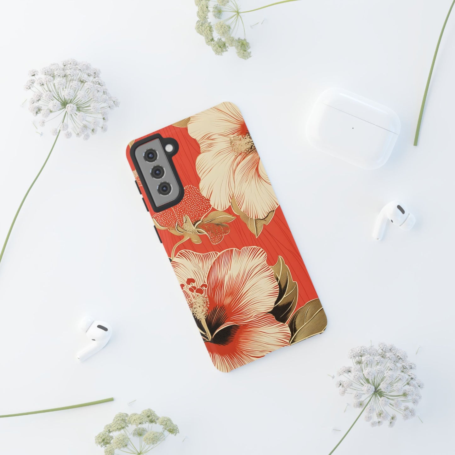 Golden Hibiscus – Tough Glossy Samsung Galaxy Case