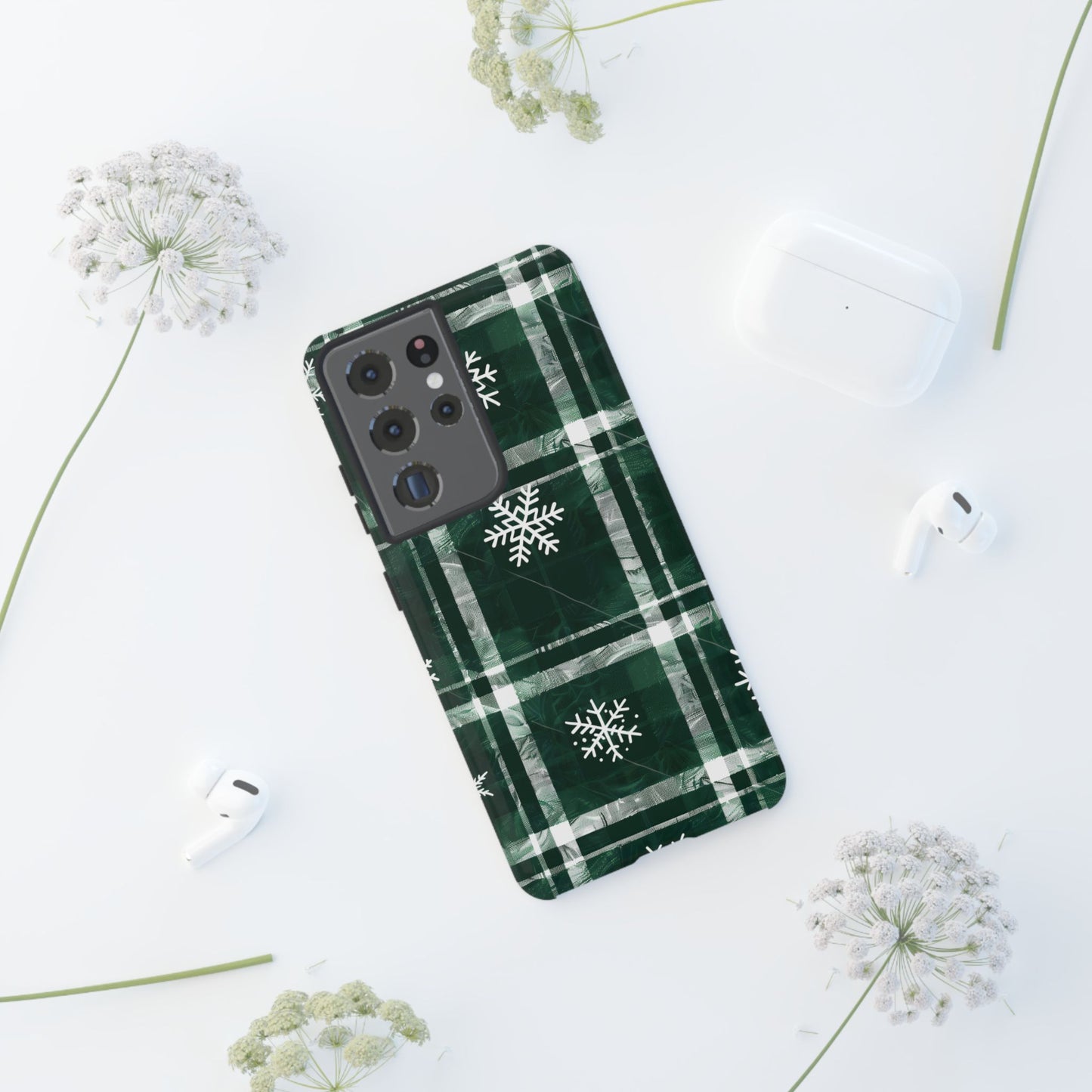 Frosted Tartan – Tough Glossy Samsung Galaxy Case