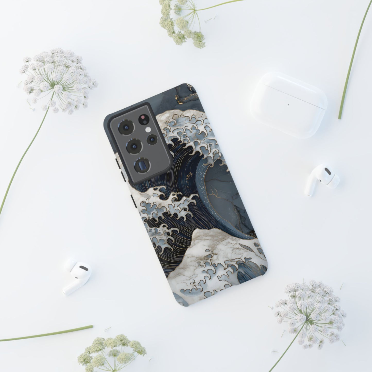 Golden Wave – Tough Glossy Samsung Case