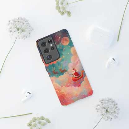 Starlit Santa Sky –  Tough Glossy Samsung Galaxy Case