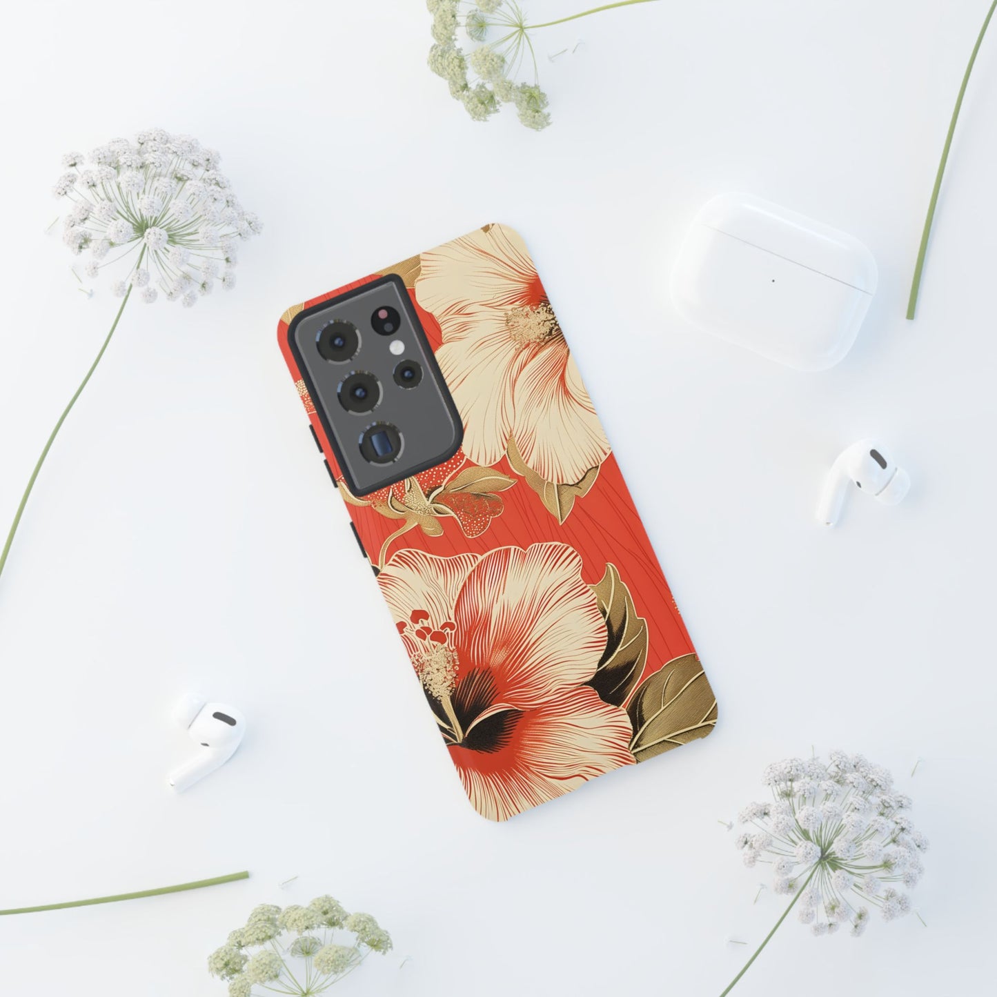 Golden Hibiscus – Tough Glossy Samsung Galaxy Case