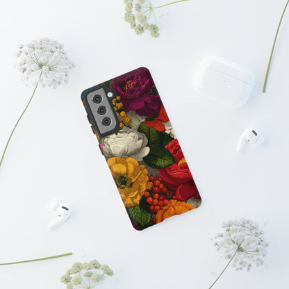 Midnight Bloom – Tough Glossy Samsung Galaxy Case